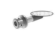 十二角頭頭部帶孔法蘭細(xì)桿螺栓 MS 9169