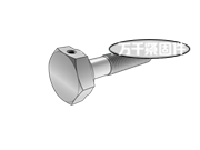 六角頭頭部帶孔細(xì)桿螺栓 MS 9533