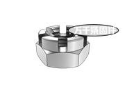 開(kāi)槽皇冠薄螺母 PN 82159